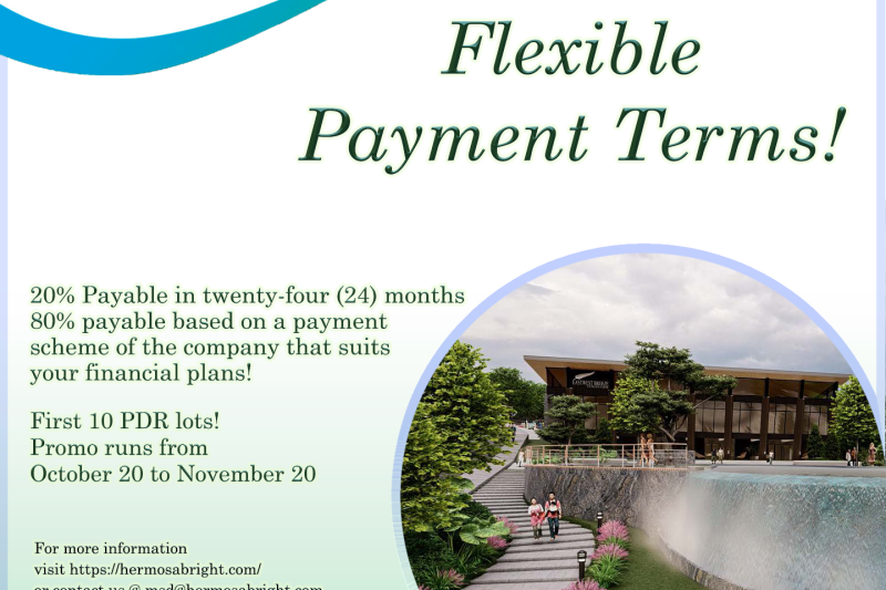 Flexible Payment Terms!